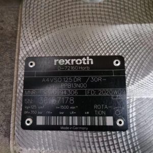 Rexroth Piston Pump R910994306 Hydraulic Pump A4Vso125Dr/30R-Ppb13N00 Oil Pump Motor